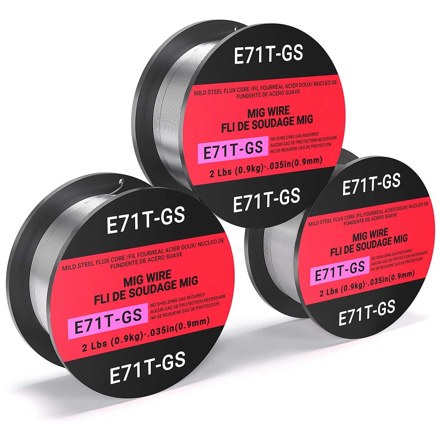 E71T-Gs Flux Core Gasless MIG Wire, E71T-GS Mild Carbon Steel Welding Wire